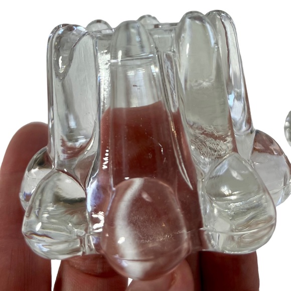 VTG Crystal 2 Pc. Candle Holder Set For Votive and Tapered Candles - Picture 10 of 13